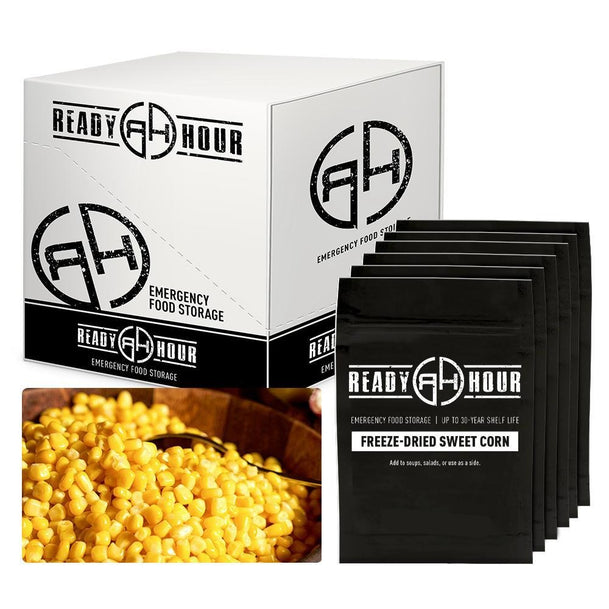 Ready Hour Freeze-Dried Corn Case Pack (48 servings, 6pk)