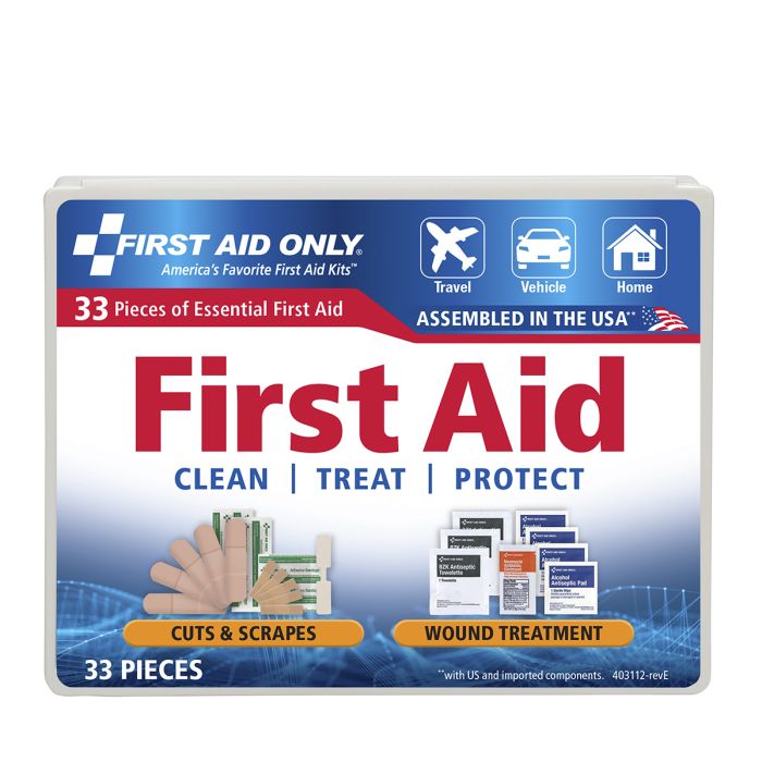 All Purpose First Aid Kit, 34 Pieces