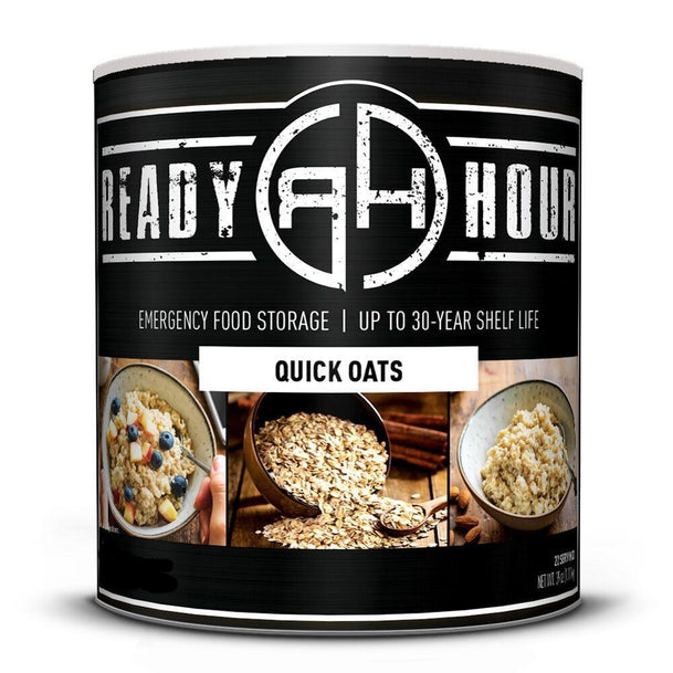 Pack of 6 Ready Hour Quick Oats #10 can (22 servings)