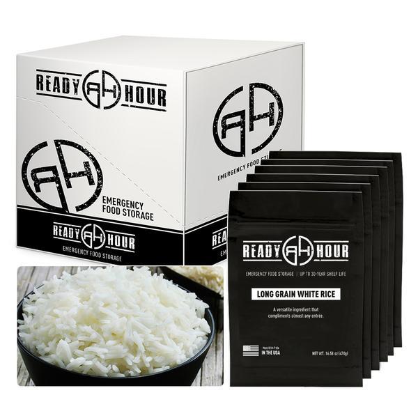 Ready Hour Long Grain White Rice Case Pack (60 servings, 6 pk)