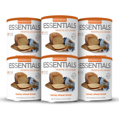 Pack of 6 Honey Wheat Bread Large Can