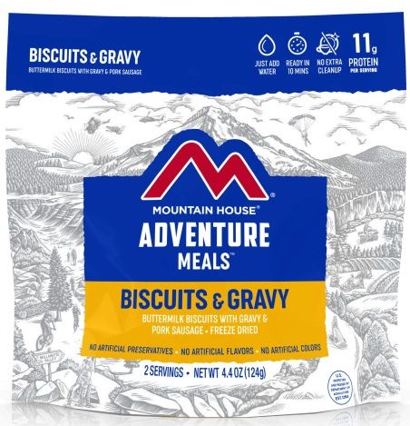 Biscuits & Gravy mylar pouch