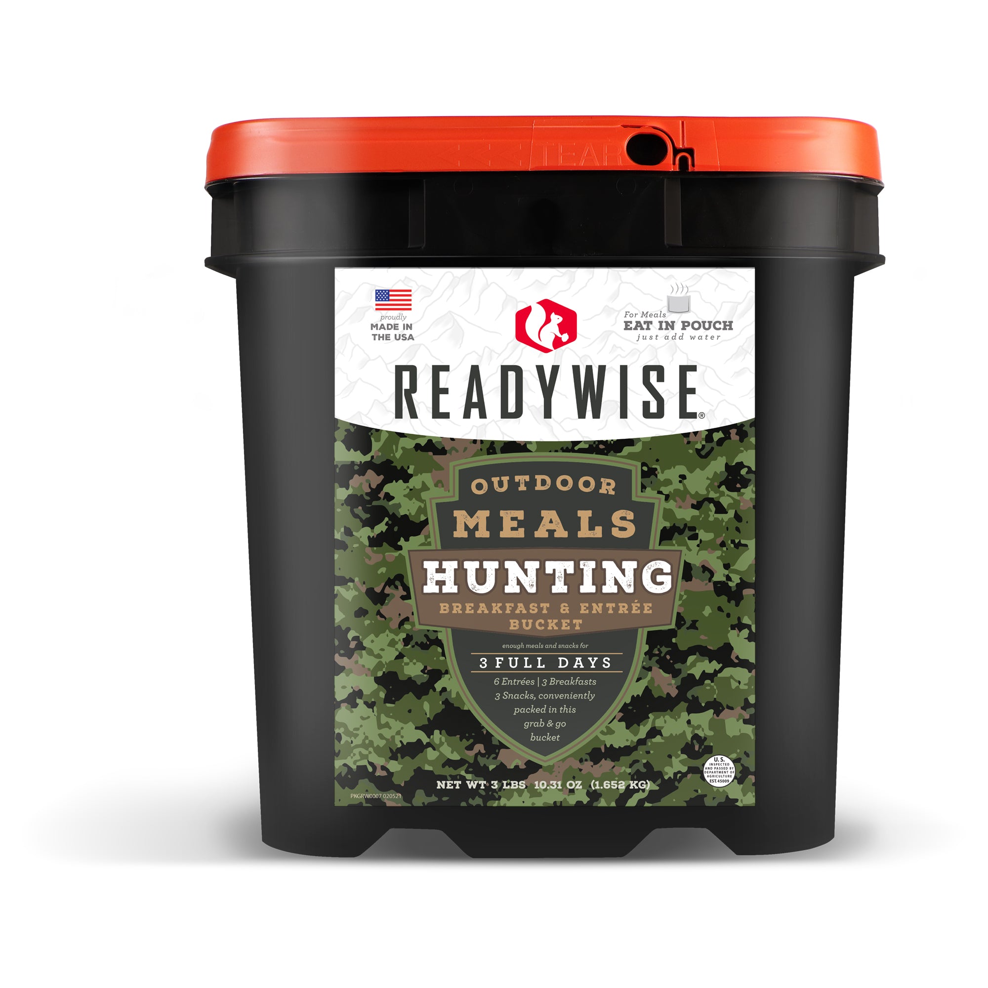 ReadyWise Hunting Bucket (Outdoor Meals)
