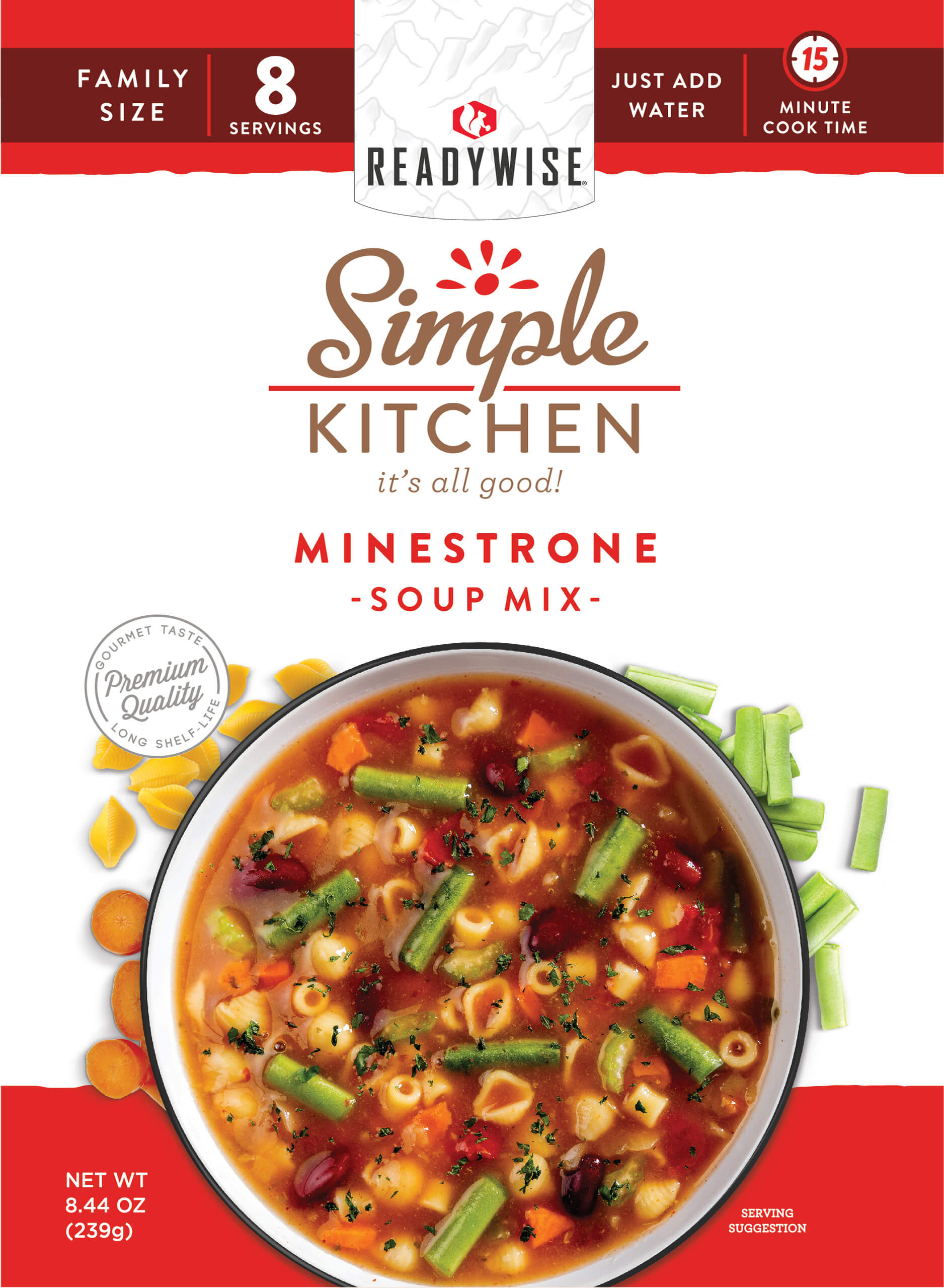 6 CT Case Minestrone Soup