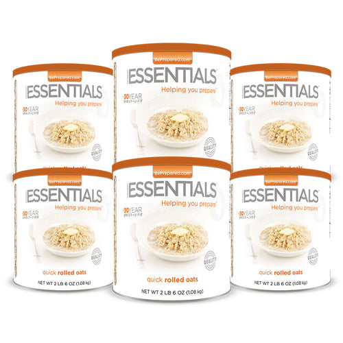 Pack of 6 Quick Oats Large Can