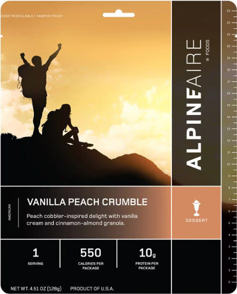 Vanilla Peach Crumble – Cook in the Pouch