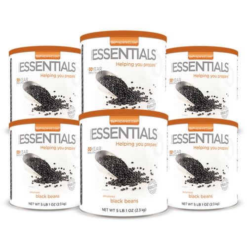 Pack of 6 Black Beans Large Can