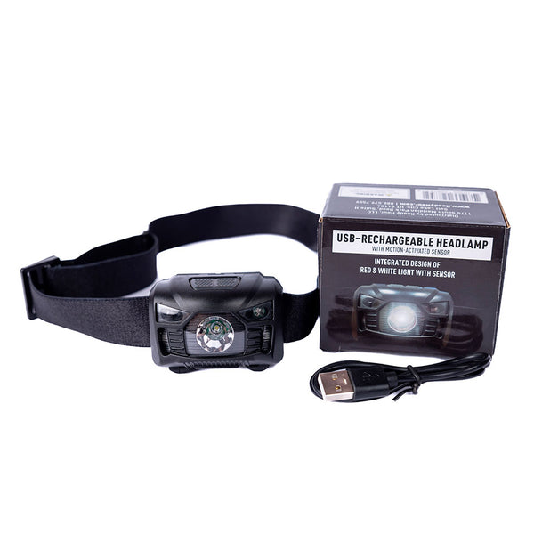 Pack of 12 Rechargeable Sensor Headlamp