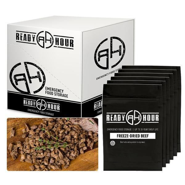 Ready Hour Freeze-Dried Beef Case Pack (12 servings, 6 pk)