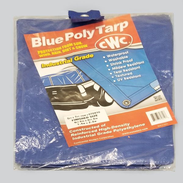 Poly Tarp small (5' x 7')