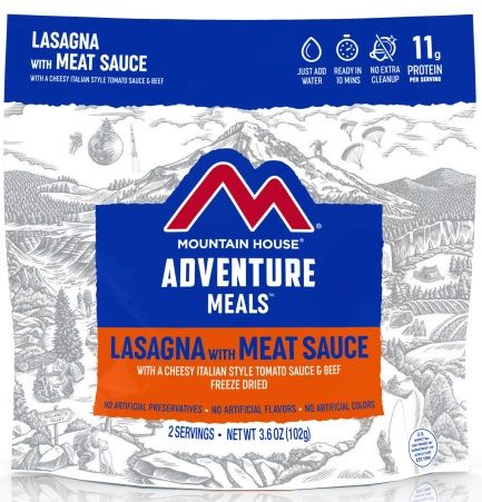 Lasagna w/ Meat Sauce mylar pouch