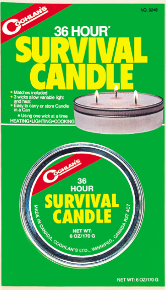 36 hour Survival Candle w/matches