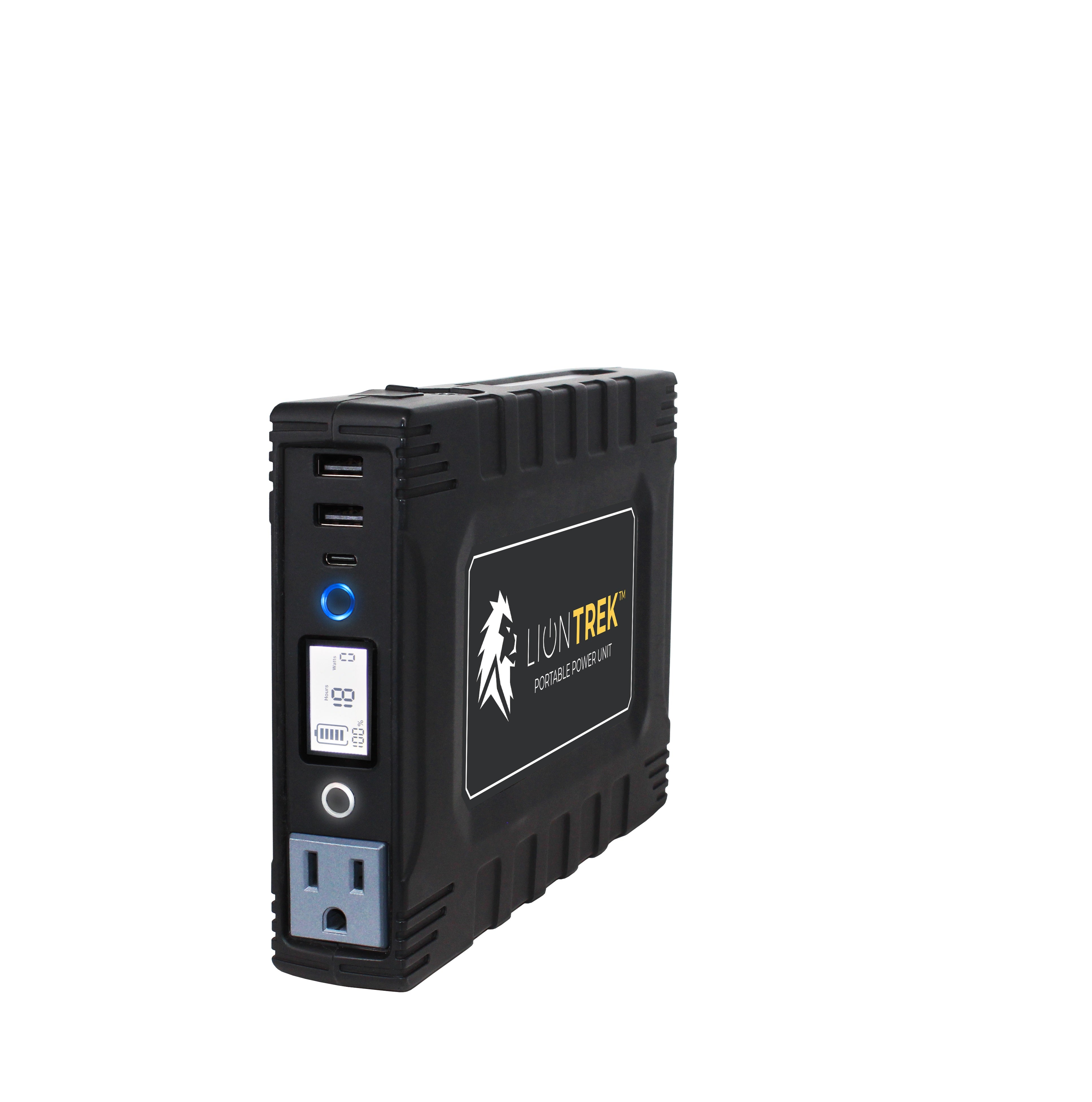 Lion Trek Portable Solar Generator (150W, 99.9Wh, LifePO4)