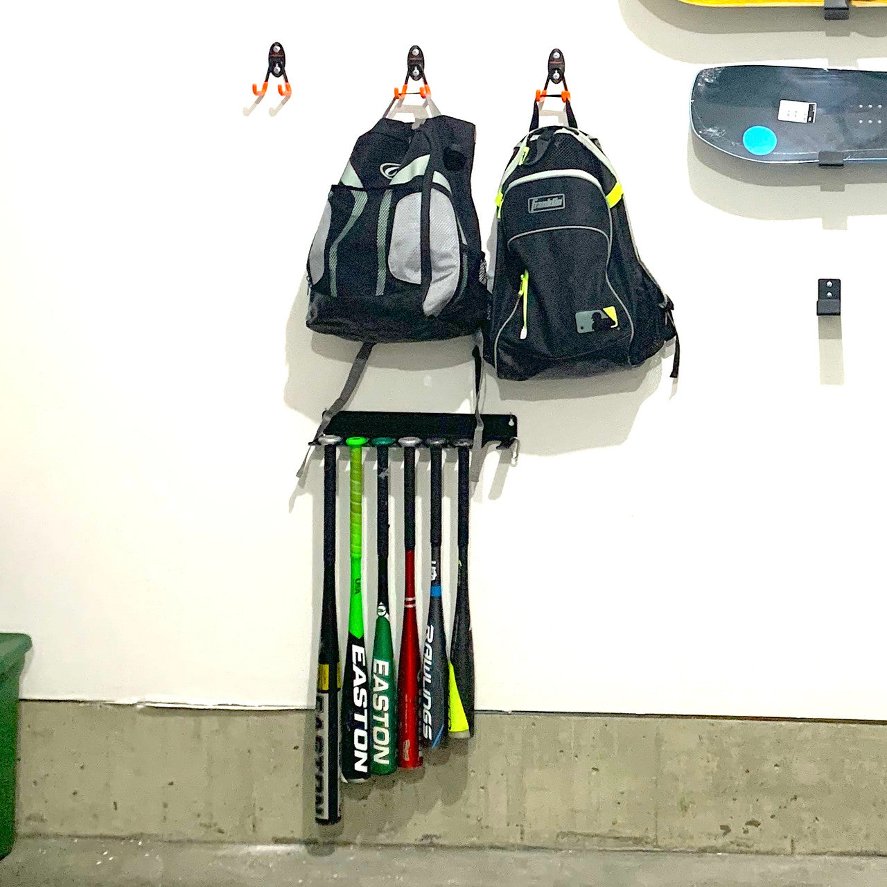 Dugout Heavy-Duty Baseball Rack | Holds 14 Bats