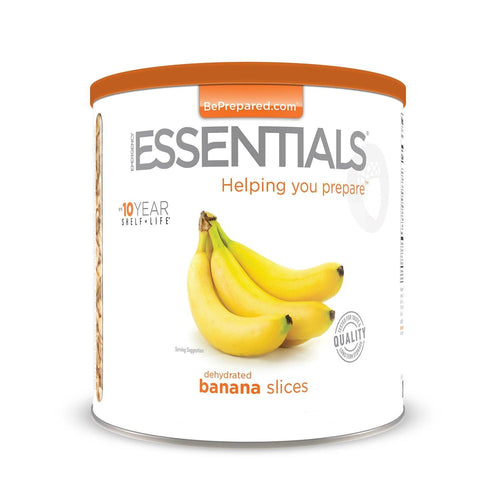 Pack of 6 Banana Slices Large Can (Dehydrated)