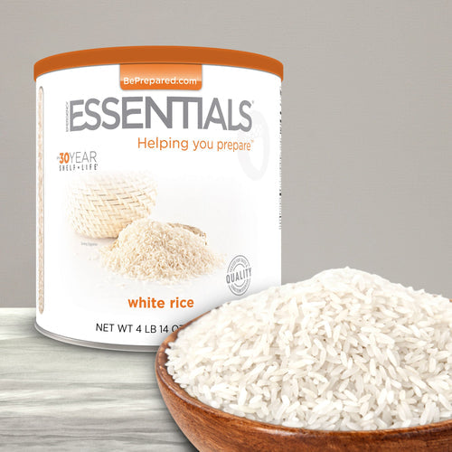 Pack of 6 White Rice Large Can