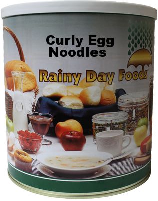 Curly Egg Noodles-medium 6 #10 cans