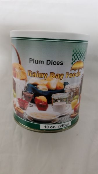 Dehydrated Plum Dices 10 oz #2.5 can