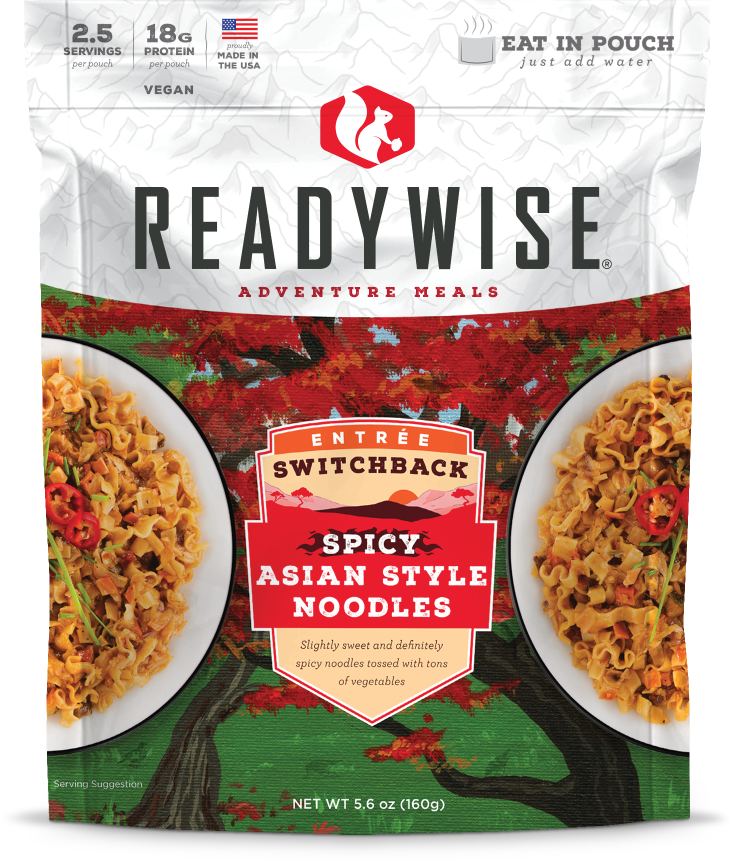 6 CT Case Switchback Spicy Asian Style Noodles