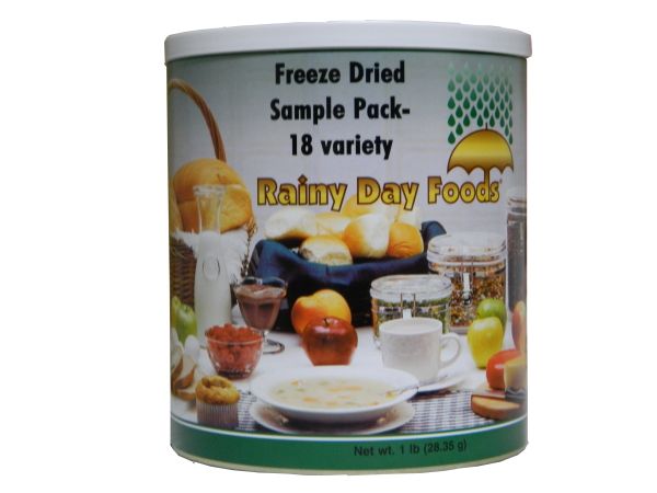 Freeze Dried Sample Pak 8 oz. #10 can