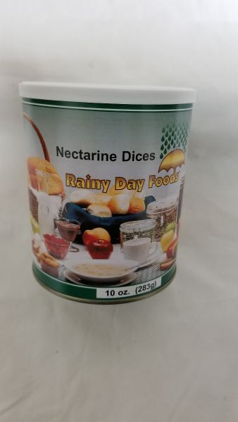 Dehydrated Nectarine Dices 10 oz #2.5 can