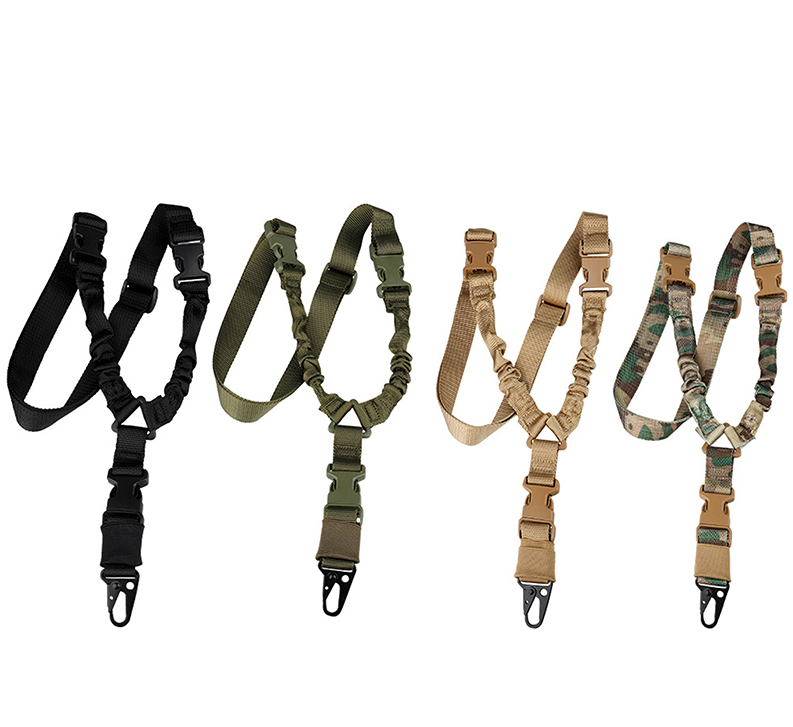 Heavy Duty Tactical Single Point Rifle Sling with QD Buckle