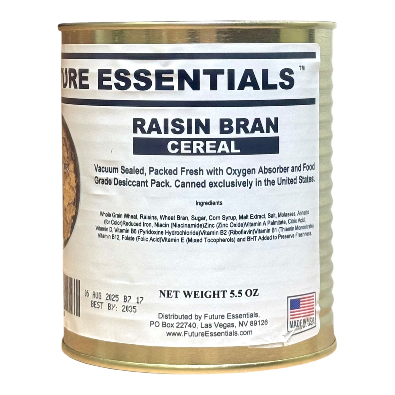 Case (12 Cans) of Future Essentials Canned Breakfast Cold Cereal Variety and Milk