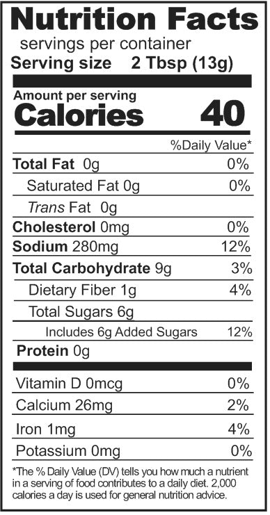 BBQ Seasoning / Sauce Mix 20 oz #2.5 can