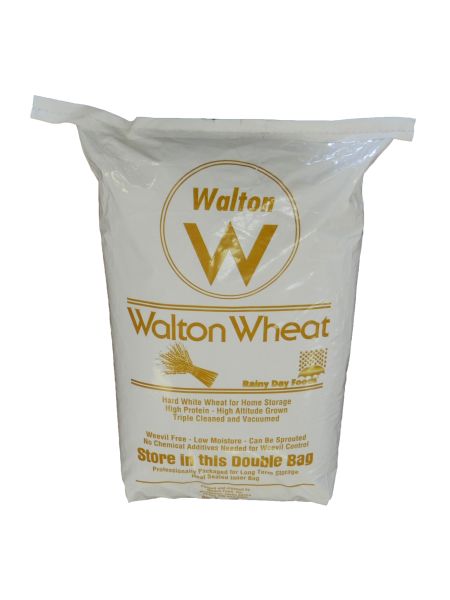 Hard White Wheat dbl plastic 50# bag