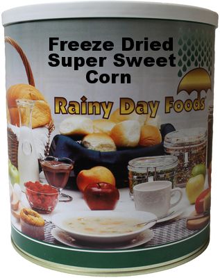 Freeze Dried Super Sweet Corn 6 #10 cans