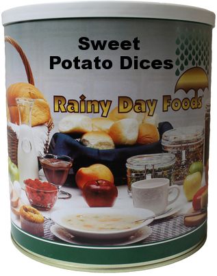 Dehydrated Sweet Potato Dices Case(6) #10 cans