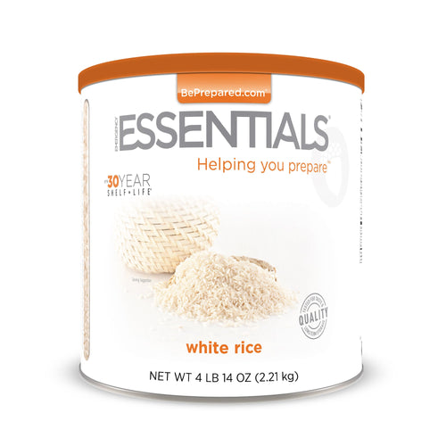 Pack of 6 White Rice Large Can