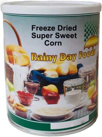 Freeze Dried Super Sweet Corn 4 oz. #2.5 can