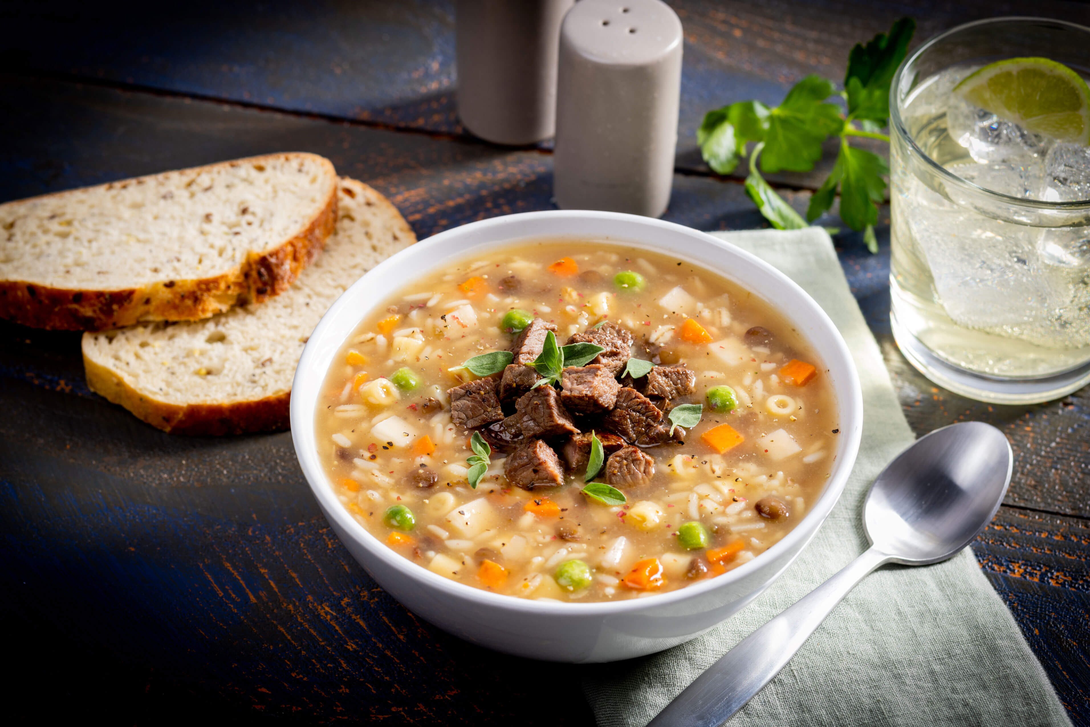 6 CT Case Vegetable Beef Soup