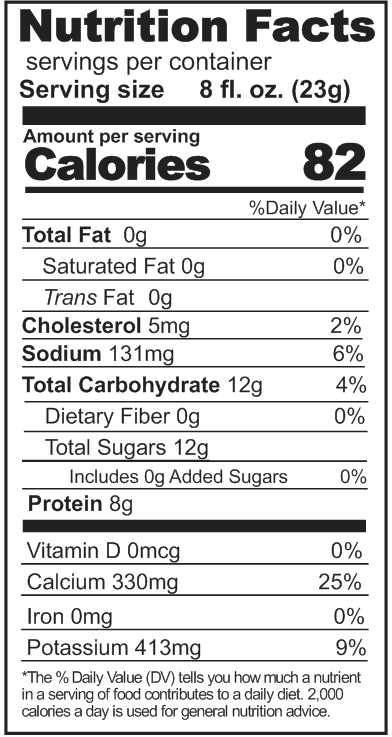 Regular Milk (non-fat) 5 gal 28# SP