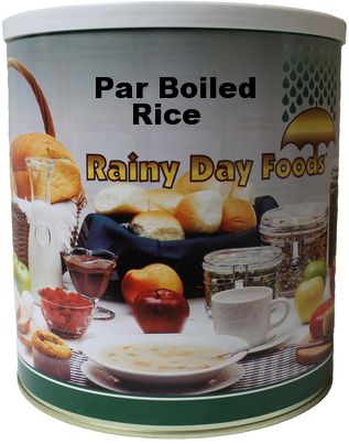 Parboiled Rice 82 oz. #10 can