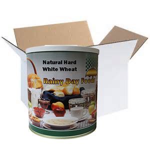 Hard White Wheat-Natural 6 #10 cans