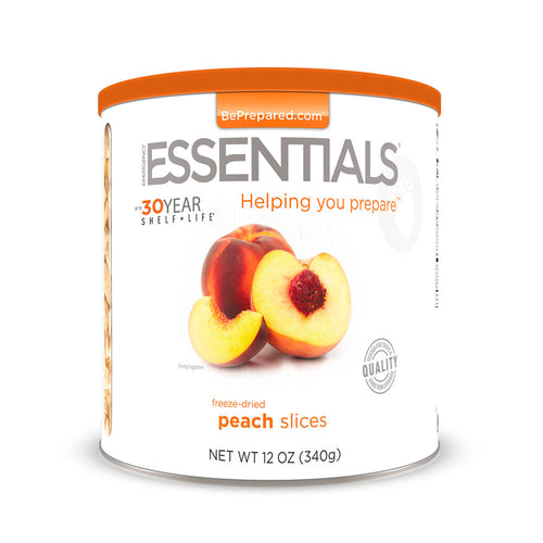 Pack of 6 Peach Slices Large Can