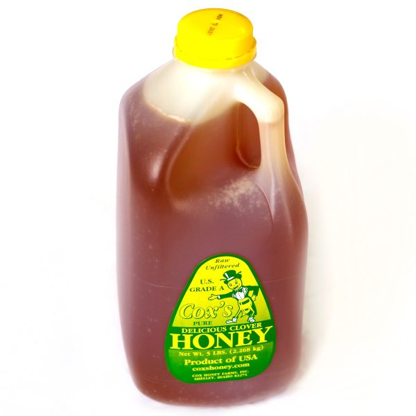 Liquid Honey–Cox Grade A 5 lb pail