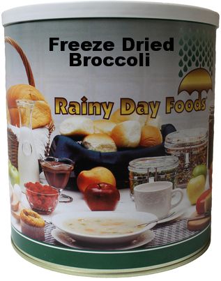 Freeze Dried Broccoli 7 oz #10 can