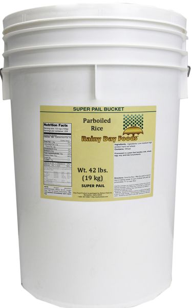 Parboiled Rice 35 lb. 5 gal SP