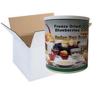 Freeze Dried Whole Blueberries 6 #10 cans