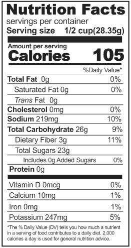 Dehydrated Applesauce 10 oz. #2.5 can