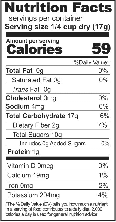 Freeze Dried Tart Cherry Dices 6 oz #2.5 can