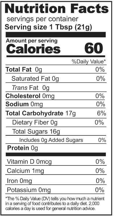 Liquid Honey–Cox Grade A case of 6-5# containers