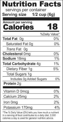 Freeze Dried Broccoli 6 #10 cans