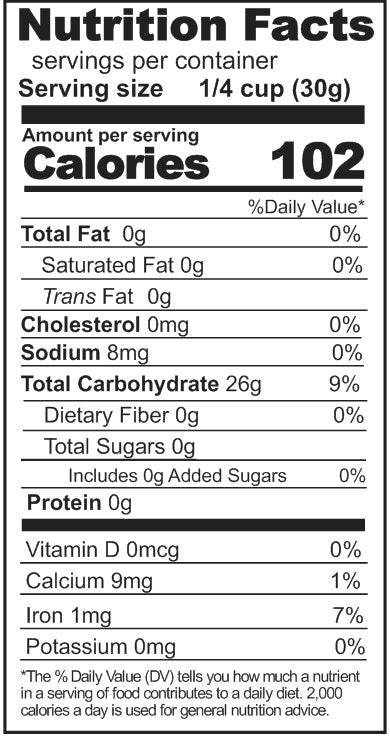 GF Tapioca Starch 56 oz. #10 can