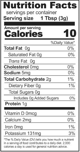 Dehydrated Mushrooms 9 oz. #10 can