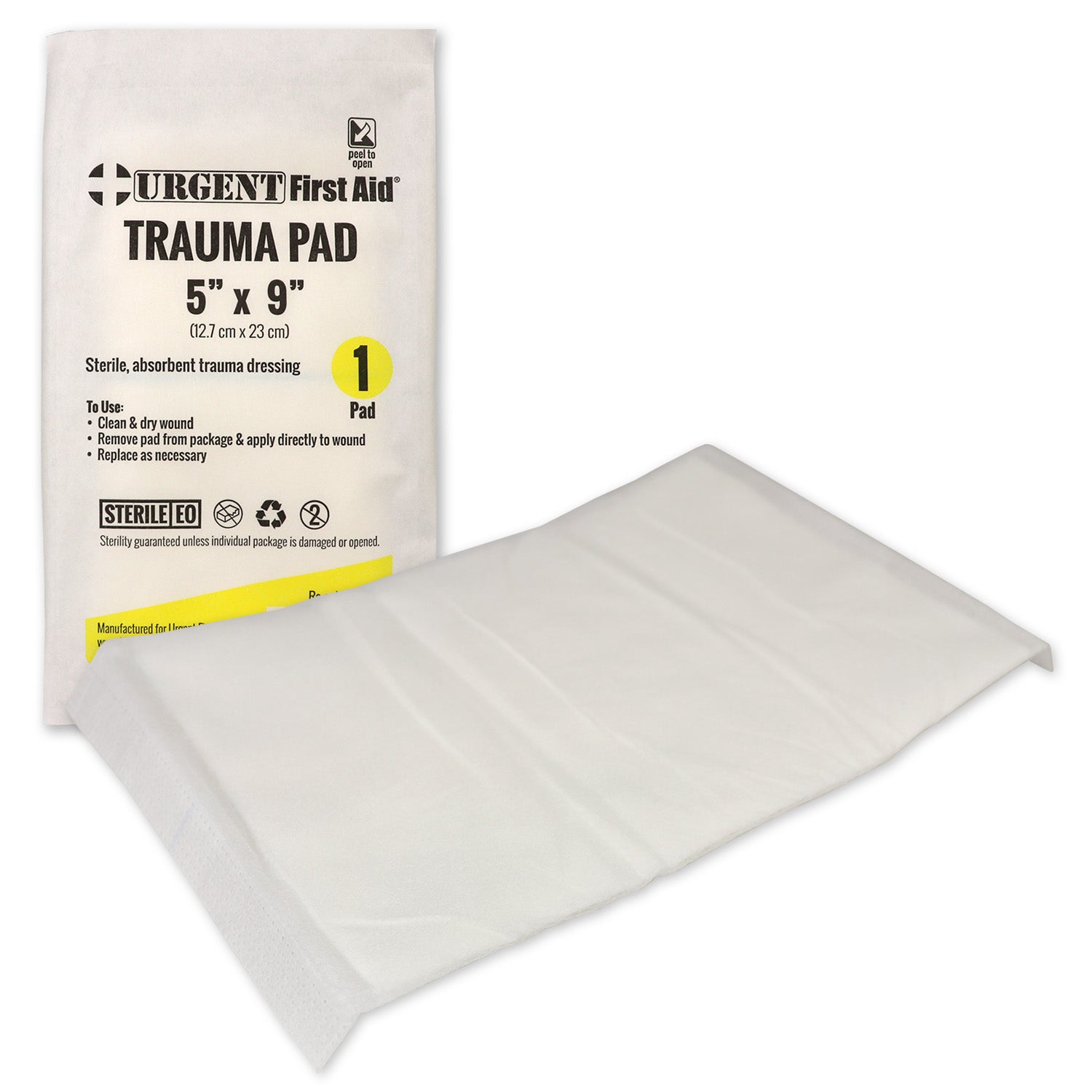 Trauma Dressing Pad 5 x 9, Sterile