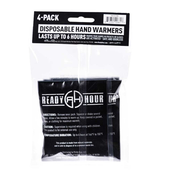 Pack of 100 Emergency Hand Warmers 4 - (4 Pcs per Pack)